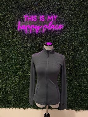 lululemon athletica sage green / gray Full-Zip Athletic Jacket